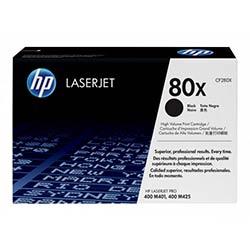 HP 80x - High Yield - black - original - LaserJet - toner cartridge (CF280X) - for LaserJet Pro 400 M401, MFP M425 on Productcaster.