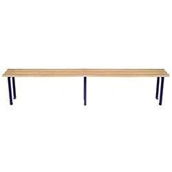 Classic Mezzo Bench 2500x325mm 4 Legs Blue on Productcaster.