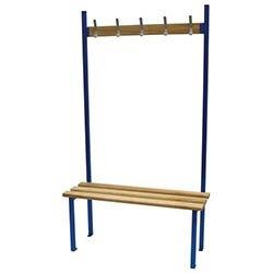 Classic Solo Bench 1000x390mm 5 Hooks 2 Uprights Blue on Productcaster.