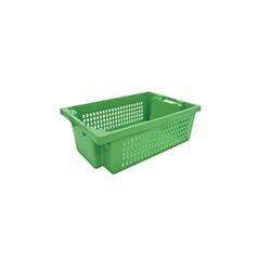 Green Perforated 180* Stack And Nest Container 600x400x200mm on Productcaster.