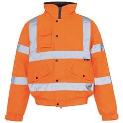 Hi Vis Bomber Jacket Orange 4Xlarge on Productcaster.