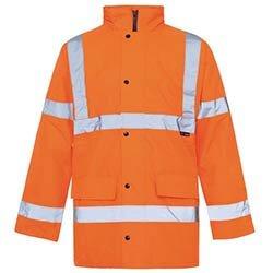 Hi Vis Parka Jacket Large Orange on Productcaster.