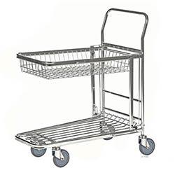 Nesting Stock Trolley With Retracting Wire Tray on Productcaster.