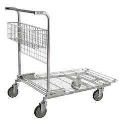 Stock Trolley With Wire Platform LxWxH 1170x700x955mm. Capacity 200Kg on Productcaster.