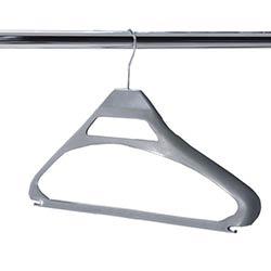 Coat Hangers Conventional Silver Plastic Pack of 20 on Productcaster.