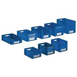 Xl Container 400x300x170 mm (Lxwxh). Solid Sides. Pick Open Front. Blue on Productcaster.