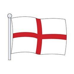 Flag National St.George Cross Size Med. 2.29Mx1.14M on Productcaster.