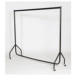 Black Heavy Duty Clothes Rail 2Ft Long X 5Ft High on Productcaster.