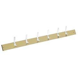 Wall Rack Cream 6 Hooks Length 1000mm on Productcaster.