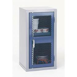 915x459x459 Mesh Door Cabinet 1 Shelf Blue Doors on Productcaster.