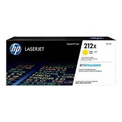 HP 212X High Yield Yellow Original Laser Toner Cartridge (W2122X) for LaserJet Enterprise M554, M555, MFP M578; LaserJet Enterprise Flow MFP M578 on Productcaster.