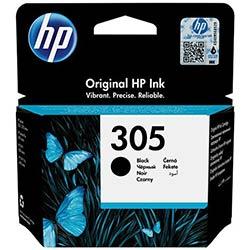 HP 305 - 2 ml - black - original - ink cartridge - for Deskjet 1255, 23XX, 27XX; DeskJet Plus 41XX; Envy 60XX; ENVY Pro 64XX - HP No 305 on Productcaster.