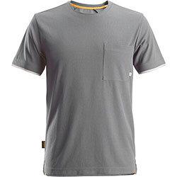 Snickers 2598 AllroundWork 37.5 Short Sleeve T-shirt Grey - Size: L on Productcaster.