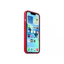 Apple - (PRODUCT) RED - back cover for mobile phone - with MagSafe - silicone - product (RED) - for iPhone 13 on Productcaster.