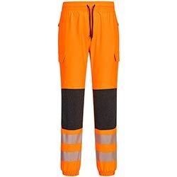 Portwest KX346 Flexi Hi-Vis Class 2 Joggers Orange & Black XXL on Productcaster.