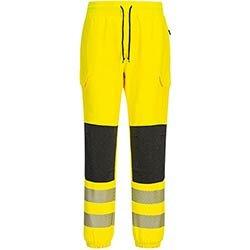 Portwest KX346 Flexi Hi-Vis Class 2 Joggers Yellow & Black XL on Productcaster.