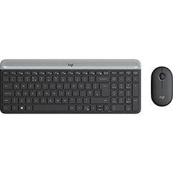 Logitech Slim Wireless and Mouse Combo MK470 keyboard USB QWERTY English Graphite on Productcaster.