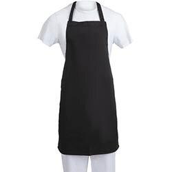 Whites Bib Apron Polycotton Black on Productcaster.