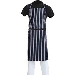 Whites Butchers Apron Navy Stripe Extra Large on Productcaster.