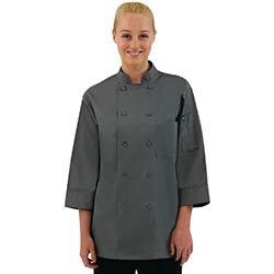 Chef Works Unisex Chefs Jacket Grey M on Productcaster.