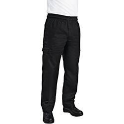 Chef Works Unisex Slim Fit Cargo Chefs Trousers Black L on Productcaster.