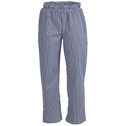 Whites Unisex Vegas Chefs Trousers Small Blue and White Check XS on Productcaster.