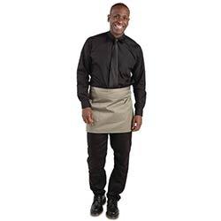 Whites Short Bistro Apron Olive on Productcaster.