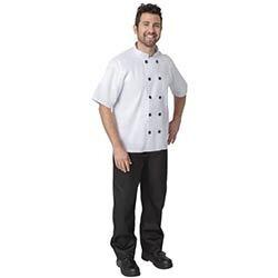 Short Sleeve Chefs Jacket White M (Pack of 2) on Productcaster.