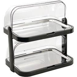 APS Roll Top Cool Display Tray Double Deck on Productcaster.