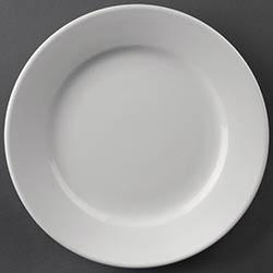 Olympia Athena Wide Rimmed Plates 165mm White (Pack of 12) on Productcaster.