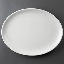 Athena Hotelware Oval Coupe Plates 305 x 241 mm (Pack of 6) on Productcaster.