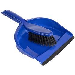 Jantex Soft Dustpan and Brush Set Blue on Productcaster.