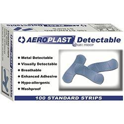 AEROPLAST DETECTABLE BLUE PLASTERS EXTRA WIDE 25X75MM - BOX 100 on Productcaster.