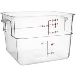 Hygiplas Polycarbonate Square Storage Container 10Ltr on Productcaster.