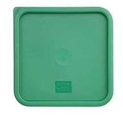 Hygiplas Polycarbonate Square Food Storage Container Lid Green Large on Productcaster.