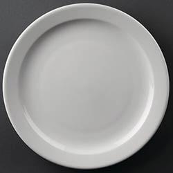 Olympia Athena Narrow Rimmed Plates 254mm (Pack of 12) on Productcaster.