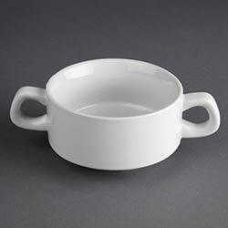 Olympia Athena Stacking Soup Bowls 160mm 290ml (Pack of 12) on Productcaster.