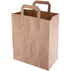 Fiesta Compostable Recycled Brown Paper Carrier Bags Medium (Pack of 250) on Productcaster.