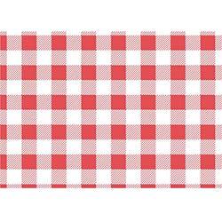 Greaseproof Paper Sheets Red Gingham 190 x 310mm (Pack of 200) on Productcaster.