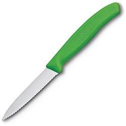 Victorinox Serrated Paring Knife Green 8cm on Productcaster.