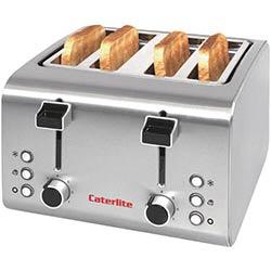 Caterlite 4 Slot Stainless Steel Toaster on Productcaster.