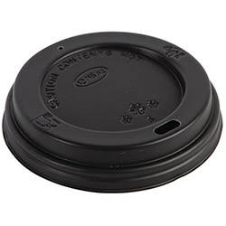 Fiesta Recyclable Coffee Cup Lids Black 340ml / 12oz and 455ml / 16oz (Pack of 50) on Productcaster.