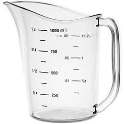 Vogue Polycarbonate Measuring Jug 1Ltr on Productcaster.