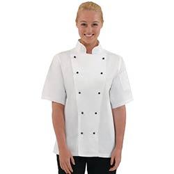 Whites Chicago Unisex Chefs Jacket Short Sleeve White L on Productcaster.