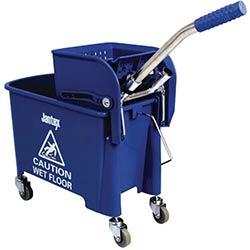 Jantex Kentucky Mop Bucket and Wringer 20Ltr Blue on Productcaster.