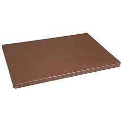 Hygiplas Extra Thick Low Density Brown Chopping Board Standard on Productcaster.