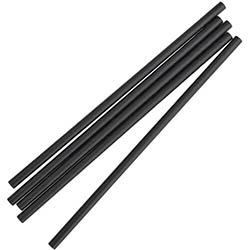 Fiesta Compostable Individually Wrapped Paper Straws Black (Pack of 250) on Productcaster.