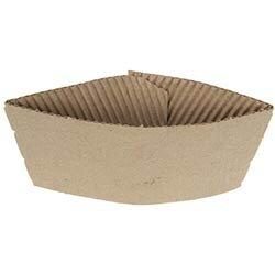 Fiesta Compostable Corrugated Cup Sleeves for 12/16oz Cups (Pack of 1000) on Productcaster.