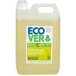 Ecover Lemon and Aloe Vera Washing Up Liquid Concentrate 5Ltr on Productcaster.