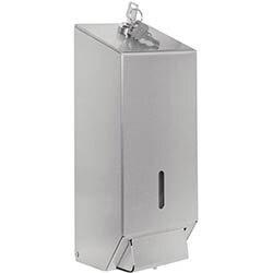 Jantex Stainless Steel Soap and Hand Sanitiser Dispenser 1 Litre on Productcaster.